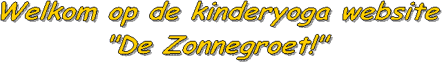 Welkom op de website van de Zonnegroet!